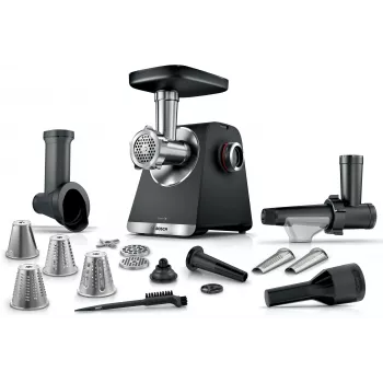 Bosch Serie 6 maszynka do mięsa 2100 W Czarny, Srebrny