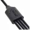 Kabel do ładowania InLine USB 4w1 Y, 1x wtyk USB-A na 4x wtyk USB-C, czarny 1m