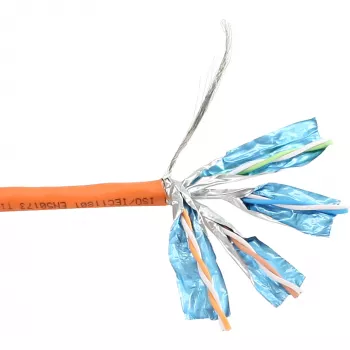 InLine Solidny kabel instalacyjny 250MHz S/STP Kat.6 CU AWG23 bezhalogenowy 50m