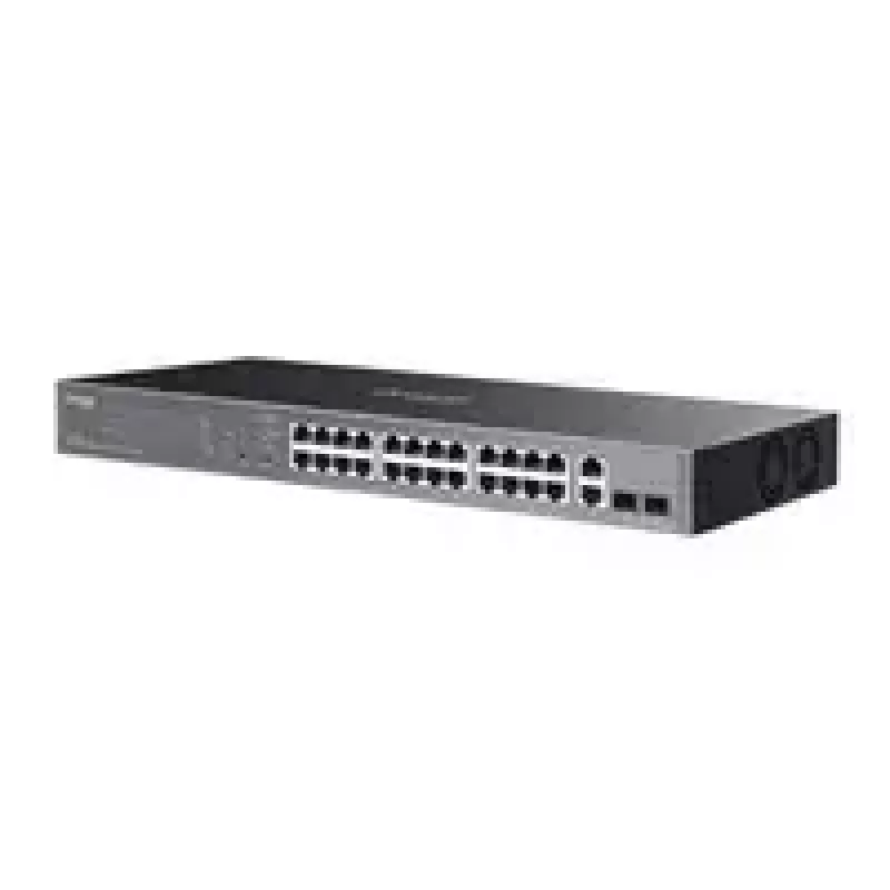 Switch TP-LINK OMADA ES228GP 26x GbE 24x PoE+ - zarządzalny, do montażu w szafie rack, model ES228GP