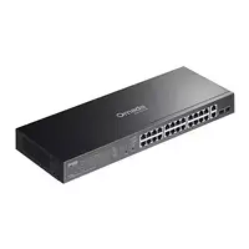 Switch TP-LINK OMADA ES228GP 26x GbE 24x PoE+ - zarządzalny, do montażu w szafie rack, model ES228GP