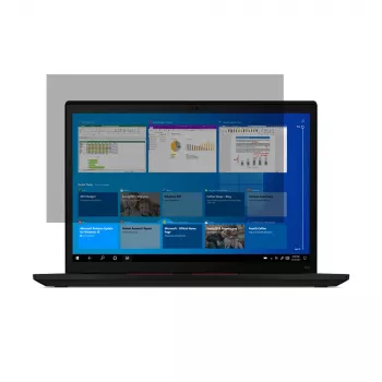 Bezramkowy filtr prywatyzujący do laptopa Lenovo 4XJ1U03945 dla 33,8 cm (13,3 cala) 16:10, przepuszczalność światła 85%, kąt widzenia 30°