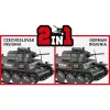 Zestaw konstrukcyjny Cobi Blocks Panzer 38 VZ.38 690 elementów – model w skali