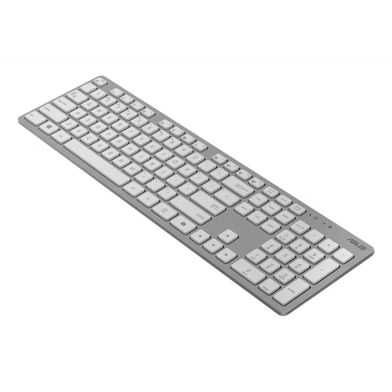 ASUS W5000 Zestaw bezprzewodowy klawiatura i mysz Klawiatura w zestawie Mysz Uniwersalny RF Wireless Biały