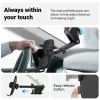 Uchwyt samochodowy Crong Carclip na deskę rozdzielczą i szybę, pasywny, do smartfonów, czarny (carbon)