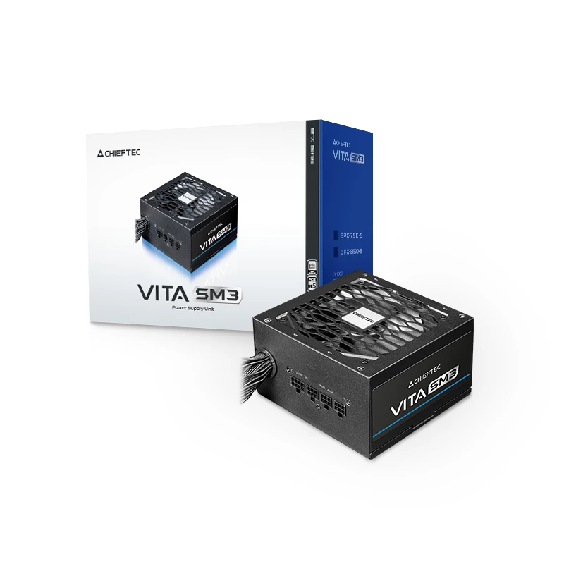 Zasilacz CHIEFTEC Vita BPX-650-C 650 W, 20+4 pin ATX, 80 PLUS Bronze, Czarny