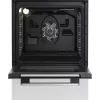 Whirlpool W5V5LCW Kuchenka wolnostojąca Elektryczna Płyta ceramiczna Czarny, Biały