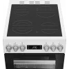 Whirlpool W5V5LCW Kuchenka wolnostojąca Elektryczna Płyta ceramiczna Czarny, Biały