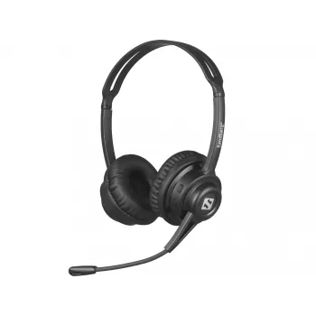 Sandberg bezprzewodowego zestawu słuchawkowego ANC+ENC, Wireless, Music/Everyday, 20 - 20000 Hz, 230 g, Zestaw słuchawkowy, Czarny