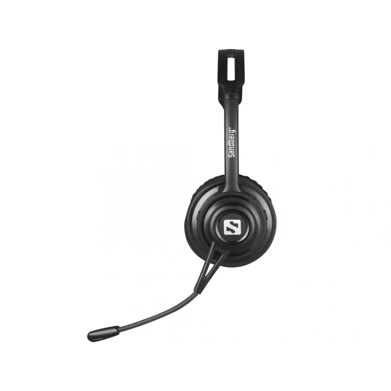 Sandberg bezprzewodowego zestawu słuchawkowego ANC+ENC, Wireless, Music/Everyday, 20 - 20000 Hz, 230 g, Zestaw słuchawkowy, Czarny