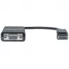 Manhattan DisplayPort do VGA HD15 kabel konwertera, 15cm, wtyk do gniazda, aktywny, DP z zatrzaskiem, czarny, dożywotnia gwarancja, odpowiednik DP2VGA2.
