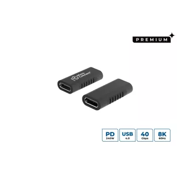 Microconnect USB3.2CFFA przejściówka kablowa USB C Czarny