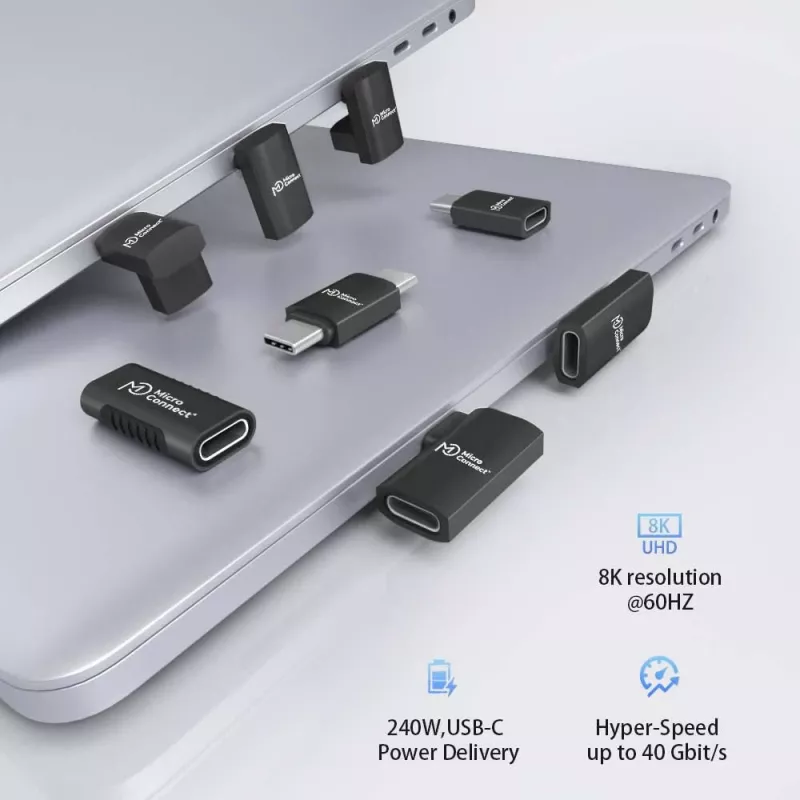 Microconnect USB3.2CFFA przejściówka kablowa USB C Czarny