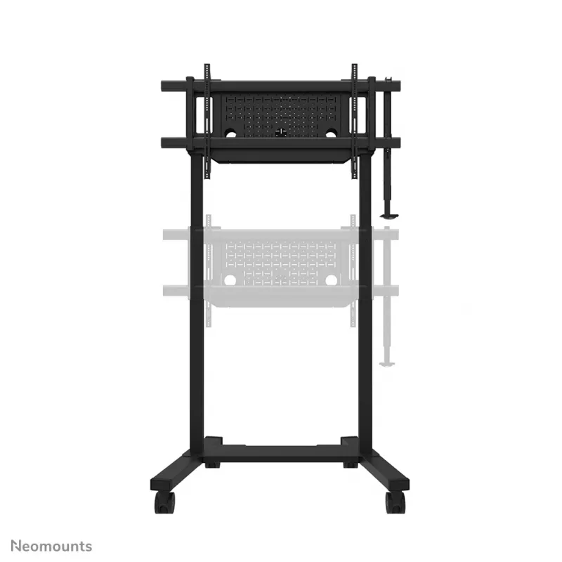 Wózek pod telewizor Neomounts FL55-975BL1 z napędem silnikowym do ekranów 75–115 cali, stal, czarny, maks. 160 kg, wysokość 2154 mm