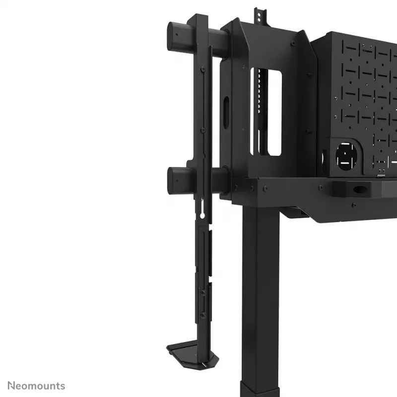 Wózek pod telewizor Neomounts FL55-975BL1 z napędem silnikowym do ekranów 75–115 cali, stal, czarny, maks. 160 kg, wysokość 2154 mm