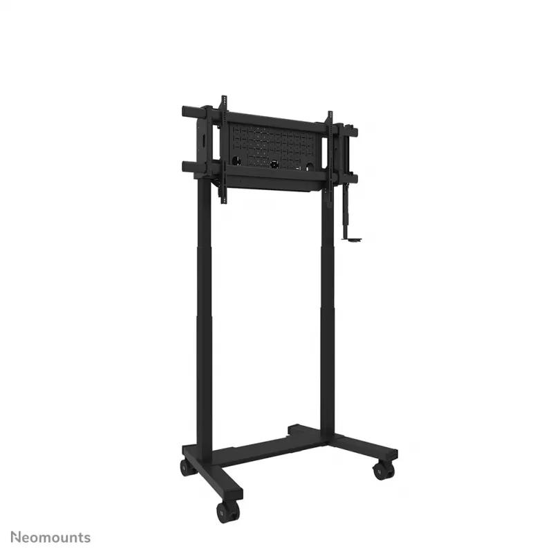 Wózek pod telewizor Neomounts FL55-975BL1 z napędem silnikowym do ekranów 75–115 cali, stal, czarny, maks. 160 kg, wysokość 2154 mm