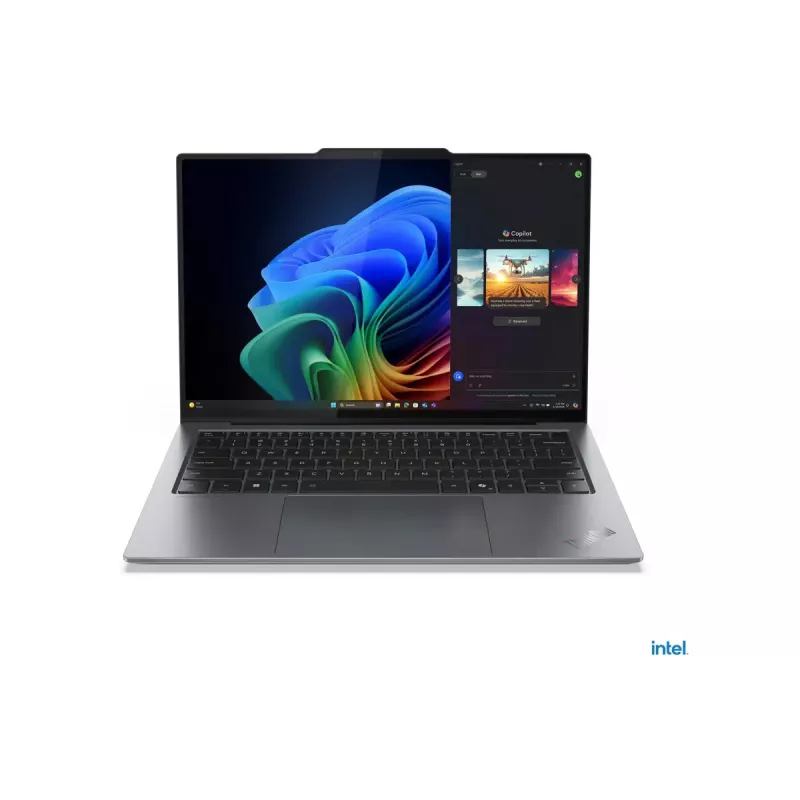 Laptop Lenovo ThinkPad X9-14 Gen 1 — 14 cali WUXGA, 16 GB RAM, 512 GB SSD, Intel Arc Integrated, Windows 11 Pro, czytnik linii papilarnych, klawiatura angielska, szary