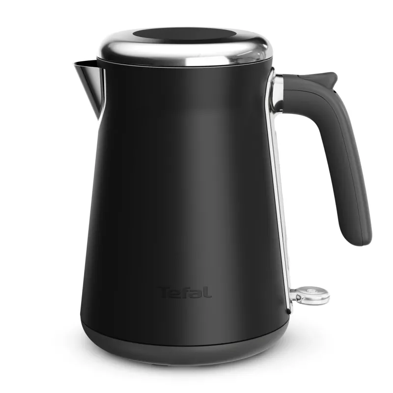 Czajnik elektryczny Tefal KI6668E0 — 1,7 l, 2400 W, obudowa ze stali nierdzewnej, czarny