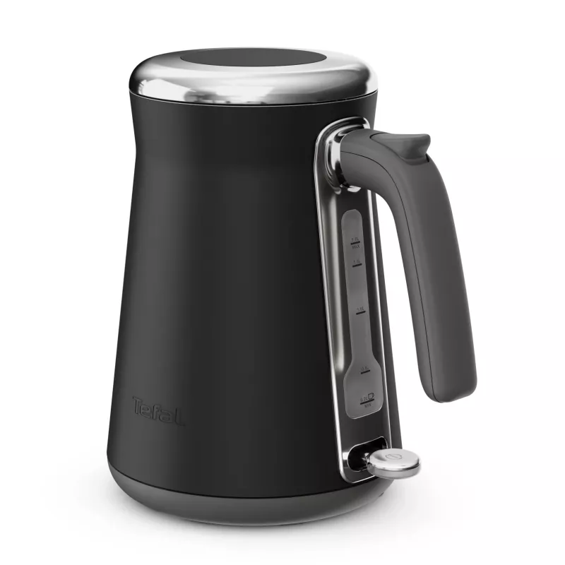 Czajnik elektryczny Tefal KI6668E0 — 1,7 l, 2400 W, obudowa ze stali nierdzewnej, czarny