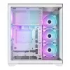 Obudowa PC full-tower MODECOM Volcano SPACE XL ARGB FULL TOWER 5F biały — ATX, szkło hartowane, ARGB, USB-C