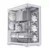 Obudowa PC full-tower MODECOM Volcano SPACE XL ARGB FULL TOWER 5F biały — ATX, szkło hartowane, ARGB, USB-C