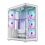 Obudowa PC full-tower MODECOM Volcano SPACE XL ARGB FULL TOWER 5F biały — ATX, szkło hartowane, ARGB, USB-C