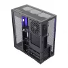 Obudowa Full-Tower PC MODECOM Volcano SPACE XL NF — Czarna, szkło hartowane, ARGB, obsługa micro-ATX, GPU do 44 cm, 3×3,5 cala/4×2,5 cala wnęki, USB-A 2×, USB-C 1×