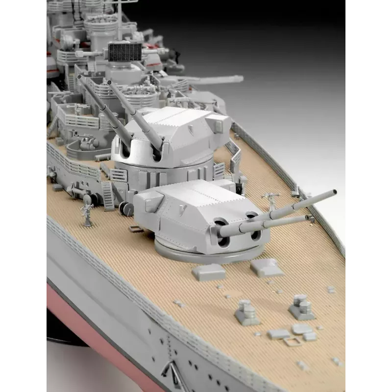 Model okrętu wojennego Revell Bismarck Zestaw do sklejania 1:350