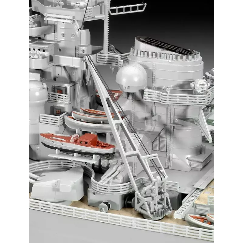 Model okrętu wojennego Revell Bismarck Zestaw do sklejania 1:350