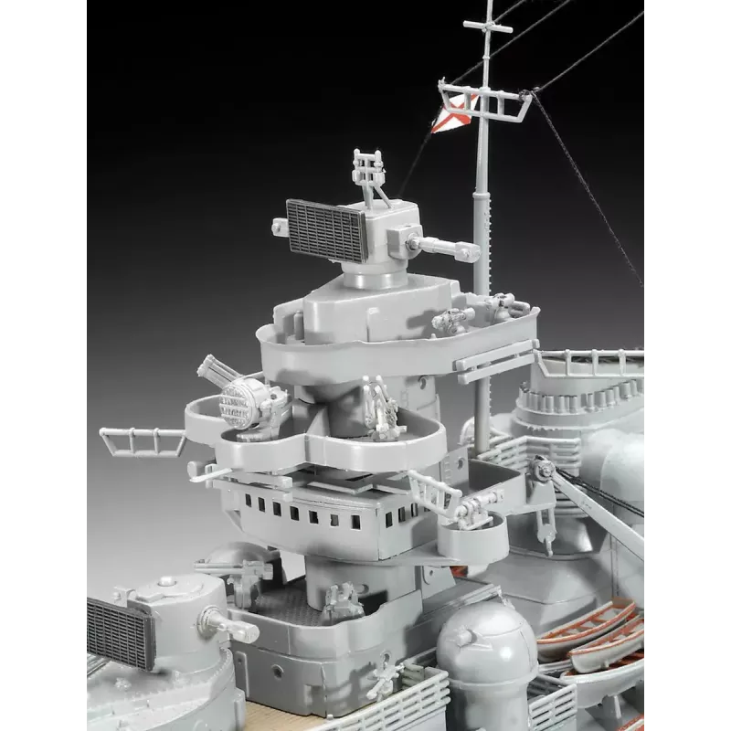 Model okrętu wojennego Revell Bismarck Zestaw do sklejania 1:350
