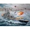 Model okrętu wojennego Revell Bismarck Zestaw do sklejania 1:350