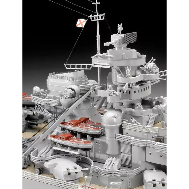 Model okrętu wojennego Revell Bismarck Zestaw do sklejania 1:350