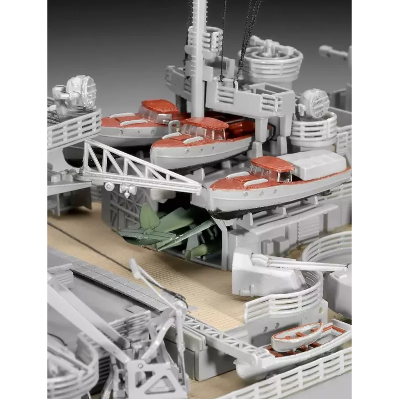 Model okrętu wojennego Revell Bismarck Zestaw do sklejania 1:350