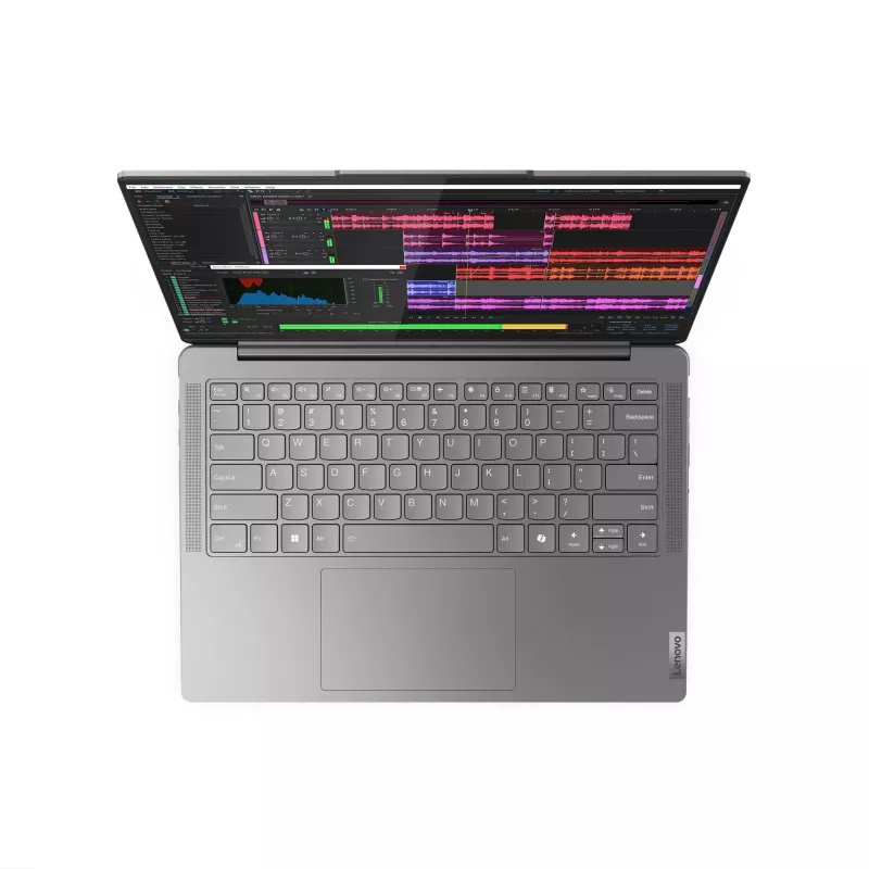 Lenovo Yoga cienki 7 14IMH9 Intel Core Ultra 5 125H Laptop 35,6 cm (14 cali) WUXGA 16 GB LPDDR5x-SDRAM 512 GB SSD Wi-Fi 6E (802.11ax) Windows 11 Home Niemiecki Szary