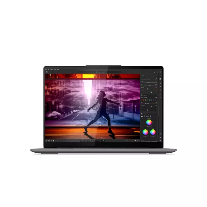 Lenovo Yoga cienki 7 14IMH9 Intel Core Ultra 5 125H Laptop 35,6 cm (14 cali) WUXGA 16 GB LPDDR5x-SDRAM 512 GB SSD Wi-Fi 6E (802.11ax) Windows 11 Home Niemiecki Szary