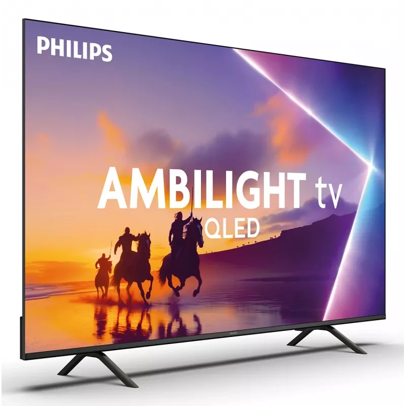 Telewizor Philips 43PUS8450/12 43 cale QLED 4K Ultra HD, 3840×2160, Titan OS, Wi‑Fi, Ethernet, Czarny