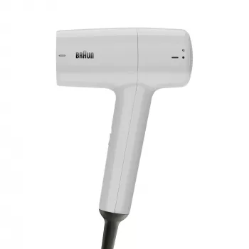 Suszarka do włosów BRAUN HD1.55 — 1800 W, 2 poziomy temperatury, Cool shot, przewód 1,8 m, biały