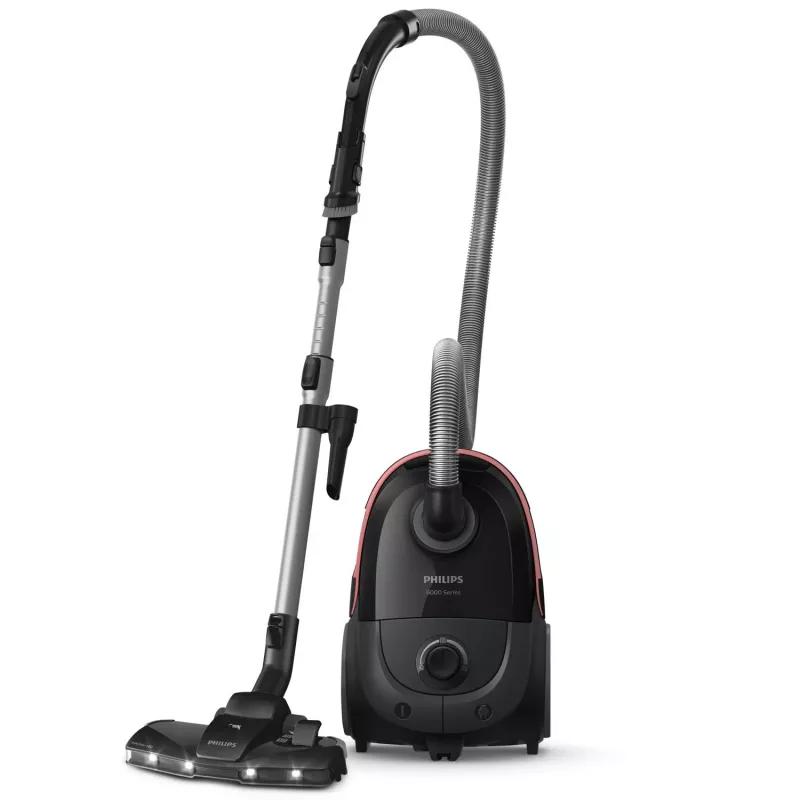 Odkurzacz cylindryczny Philips XD6142/12 — 900 W, worek na kurz 4 L, filtr HEPA, czarny