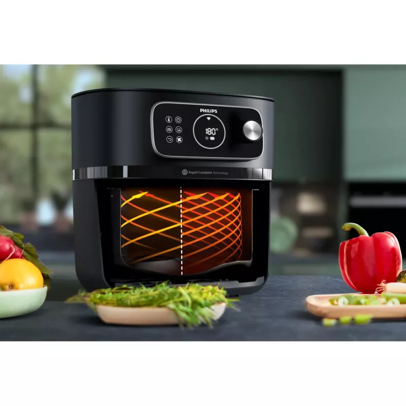 Philips HD9876/90 Airfryer 7000 series, 8,3 L, 2200 W, czarny