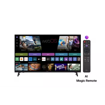 Telewizor LG QNED AI 65QNED70A6A 165,1 cm (65 cali) 4K Ultra HD Smart TV Wi-Fi Czarny
