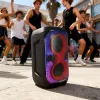 System głośnikowy BLAUPUNKT PB60X — 120W RMS, Bluetooth A2DP, FM, wyświetlacz LED, bateria 7000mAh, 18h, AUX, pilot, 568×322×321 mm