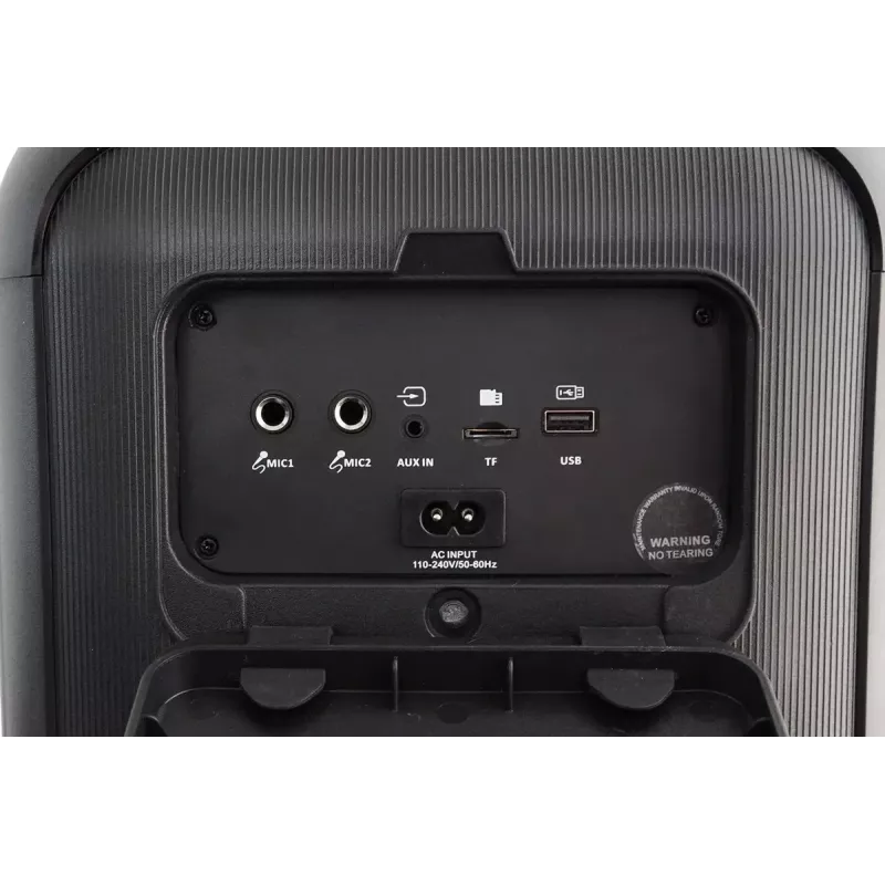 System głośnikowy wewnętrzny/zewnętrzny BLAUPUNKT PB6LED — 40 W RMS, Bluetooth, FM, MicroSD, wyświetlacz LED, bateria 4500 mAh