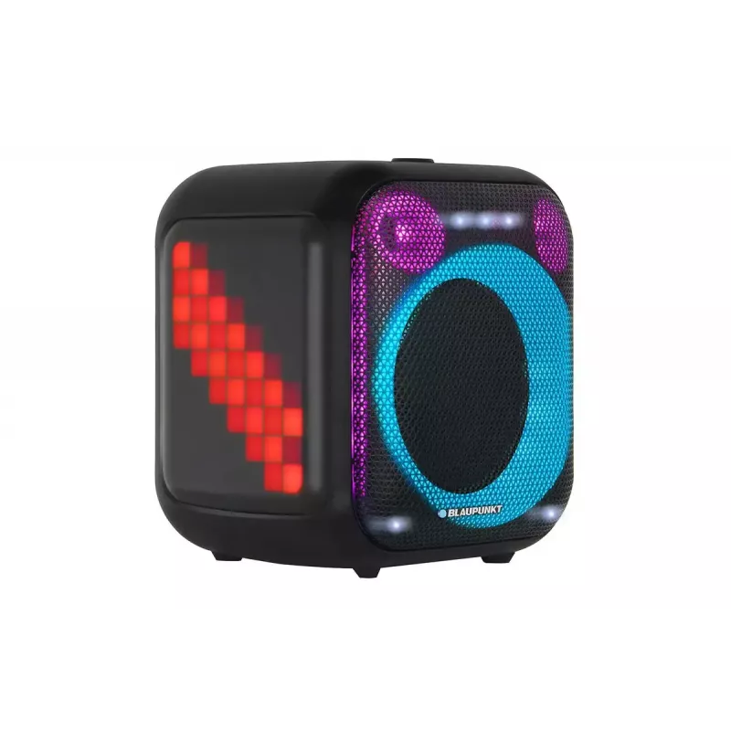 System głośnikowy wewnętrzny/zewnętrzny BLAUPUNKT PB6LED — 40 W RMS, Bluetooth, FM, MicroSD, wyświetlacz LED, bateria 4500 mAh