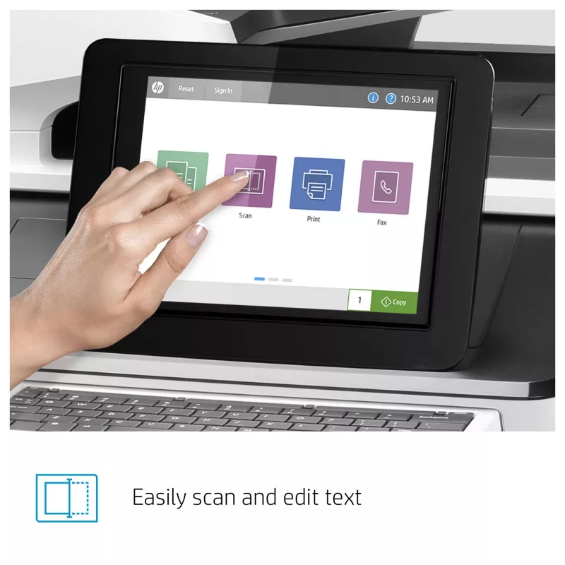 Urządzenie wielofunkcyjne HP Color LaserJet Enterprise Flow MFP M776z, kolorowy druk laserowy