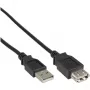 Przedłużacz USB 2.0 Typ A męski/żeński InLine 34605B czarny 5m