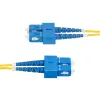 StarTech.com 30m (98.4ft) SC na SC (UPC) OS2 jednomodowy duplex kabel światłowodowy, 9/125µm, 40G/100G Zipcord, niewrażliwy na zginanie, niskie tłumienie wtrąceniowe - LSZH zworka światłowodowa