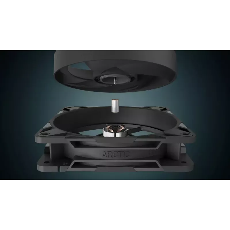 120 mm ARCTIC Freezer P12 Pro Reverse — zestaw 3 wentylatorów A-RGB PWM, 124 m³/h, łożysko Fluid Dynamic Bearing