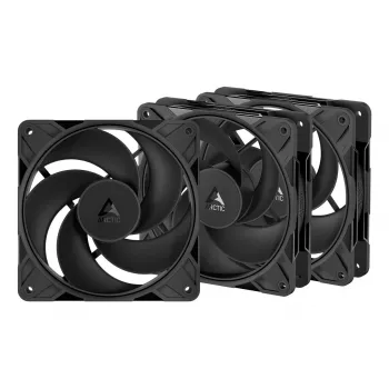 120 mm ARCTIC Freezer P12 Pro Reverse — zestaw 3 wentylatorów A-RGB PWM, 124 m³/h, łożysko Fluid Dynamic Bearing