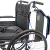 Wózek inwalidzki MDH NAVY1 lekki aluminiowy, siedzisko 43×42 cm, maks. obciążenie 120 kg, składany, 14,4 kg