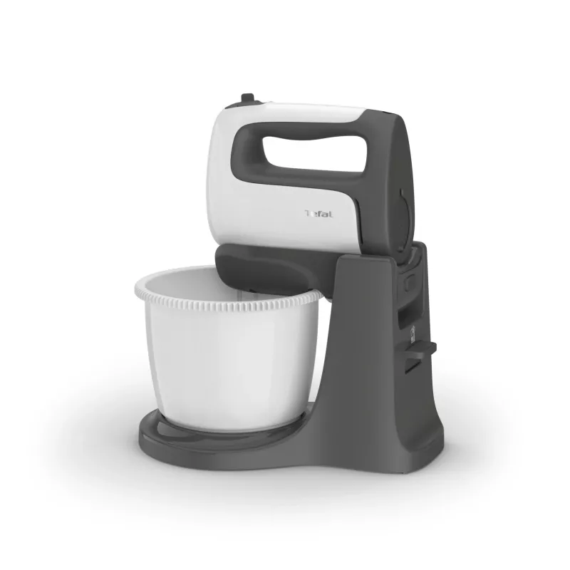 Tefal PrepMix+ HT464138 ręczny mikser z misą stojącą 500 W szary/biały
